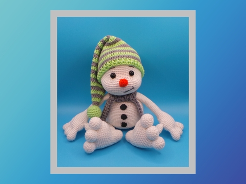 Häkelanleitung Schneemann Mailo
