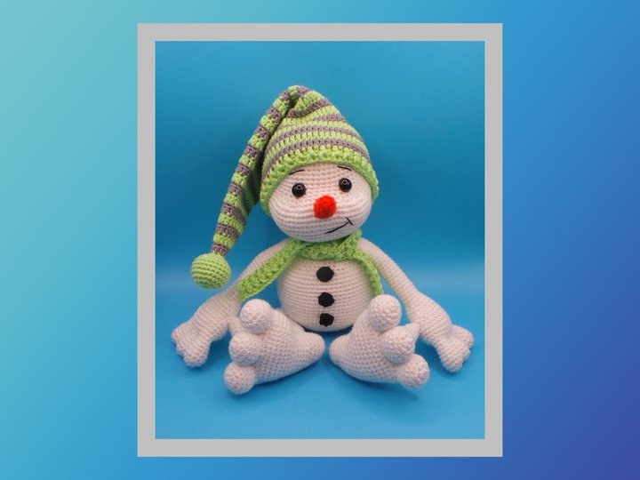 Häkelanleitung Schneemann Mailo