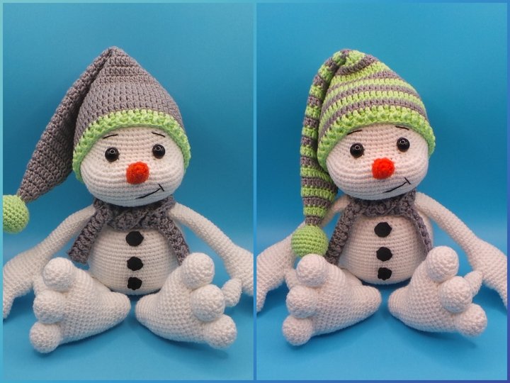 Häkelanleitung Schneemann Mailo