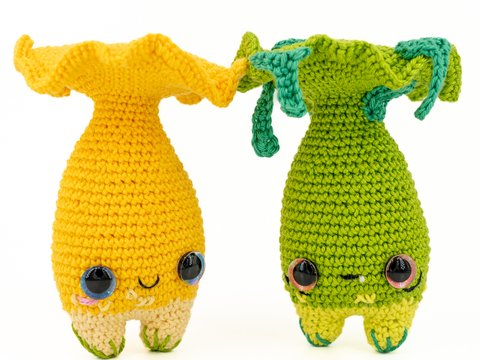 Lumos der Pfifferling - Pilz Amigurumi - Häkelanleitung