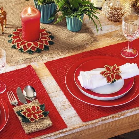 Weihnachtsstern h&auml;keln