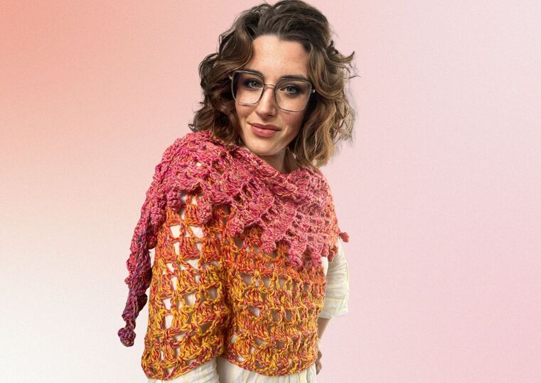 Häkelanleitung Tuch "FEUERKORDEL"