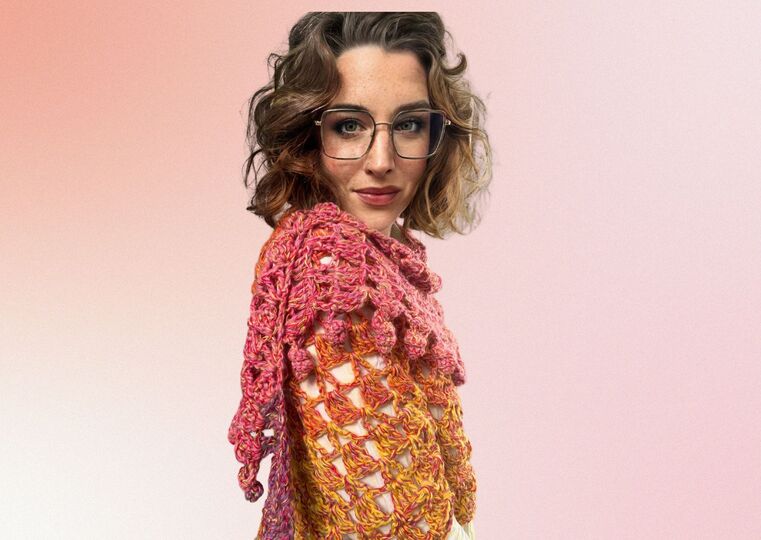 Häkelanleitung Tuch "FEUERKORDEL"