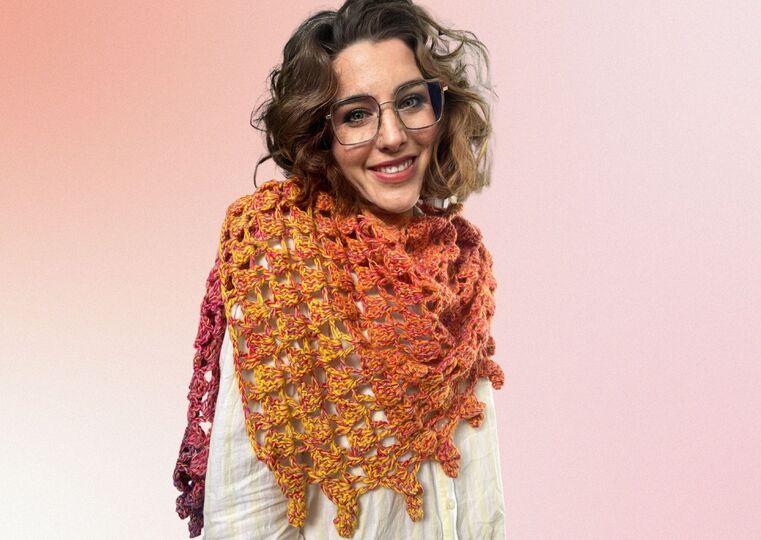 Häkelanleitung Tuch "FEUERKORDEL"