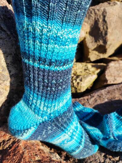 Strickanleitung für Socken jede Größe