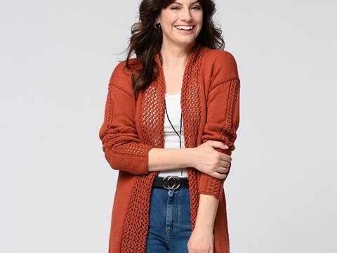 Strickanleitung Damenjacke "Macau" 765060