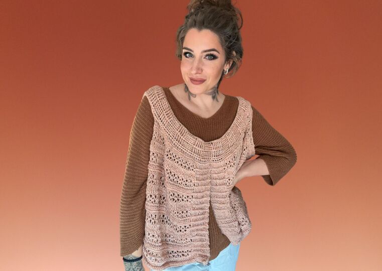 Häkelanleitung Longweste "ZAUBERWALD"