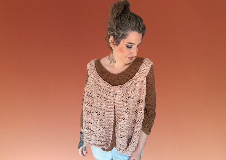 Häkelanleitung Longweste "ZAUBERWALD"