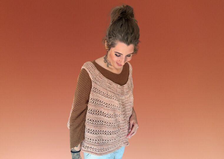 Häkelanleitung Longweste "ZAUBERWALD"