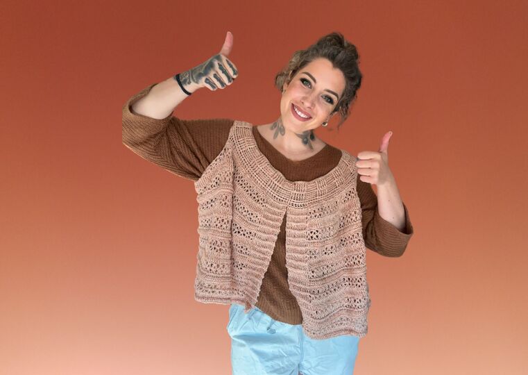 Häkelanleitung Longweste "ZAUBERWALD"