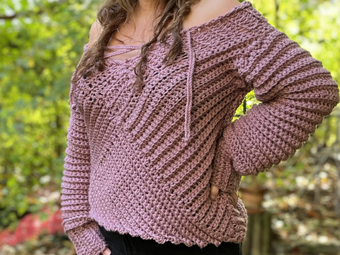 Häkelanleitung Pullover "Mystic Maze"