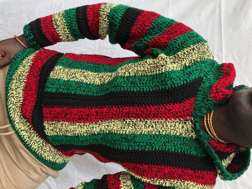 Rasta Crochet Hoodie Pattern - Image 2