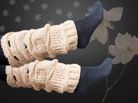 Häkelanleitung Beinstulpen "SANDY"