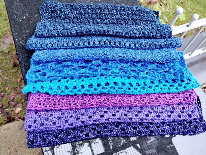 Geburtstagsstola - jedes Stück ein Unikat, keine gibt`s ein zweites Mal