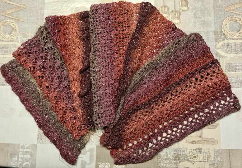 Geburtstagsstola - jedes Stück ein Unikat, keine gibt`s ein zweites Mal