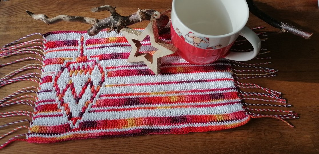 Mug Rugs/Deckchen "Weihnachten"