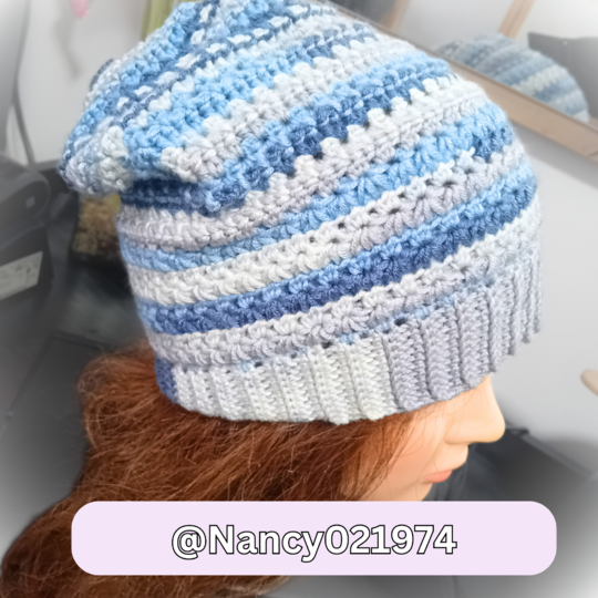 Star Stitch Crochet Hat (0-99 years, 4 sizes)