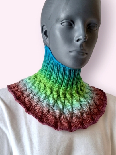 Strickanleitung Schalkragen, Kragenschal, Neckwarmer, Loop, Cowl, #332