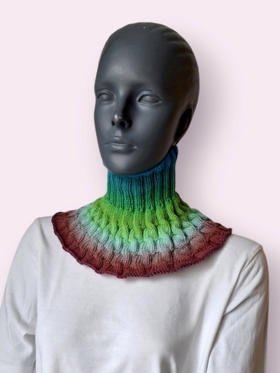 Strickanleitung Schalkragen, Kragenschal, Neckwarmer, Loop, Cowl, #332