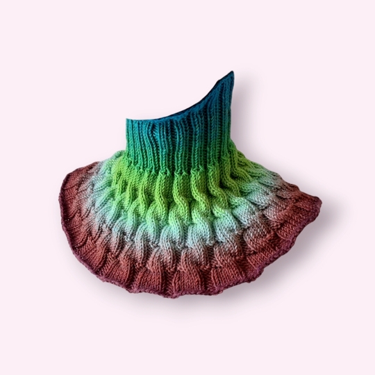 Strickanleitung Schalkragen, Kragenschal, Neckwarmer, Loop, Cowl, #332