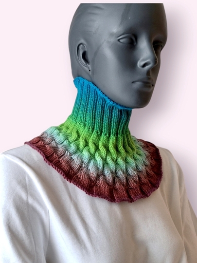 Strickanleitung Schalkragen, Kragenschal, Neckwarmer, Loop, Cowl, #332