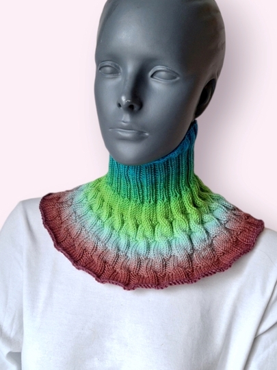 Strickanleitung Schalkragen, Kragenschal, Neckwarmer, Loop, Cowl, #332