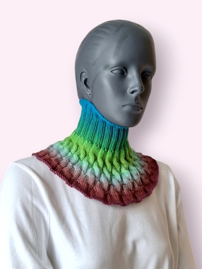 Strickanleitung Schalkragen, Kragenschal, Neckwarmer, Loop, Cowl, #332