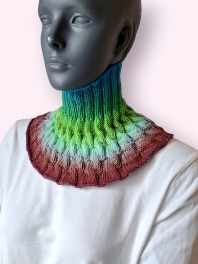 Strickanleitung Schalkragen, Kragenschal, Neckwarmer, Loop, Cowl, #332