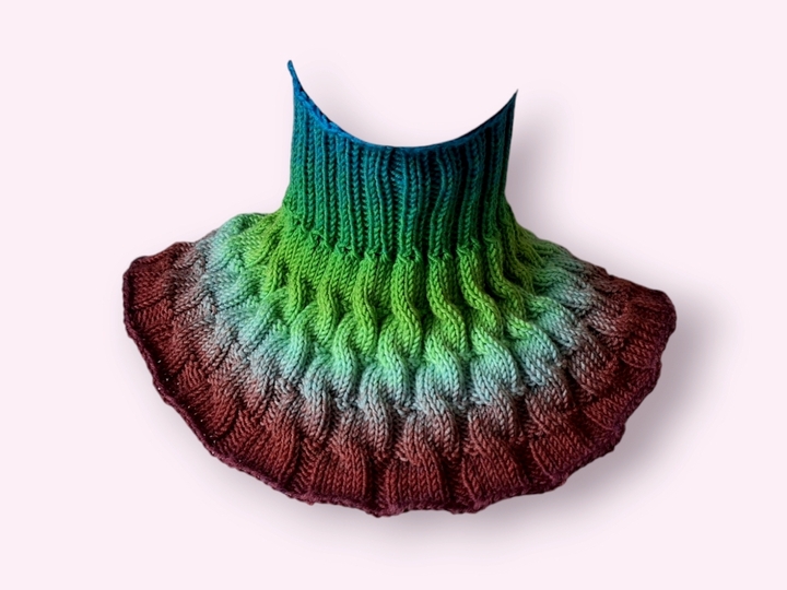 Strickanleitung Schalkragen, Kragenschal, Neckwarmer, Loop, Cowl, #332