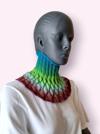 Strickanleitung Schalkragen, Kragenschal, Neckwarmer, Loop, Cowl, #332