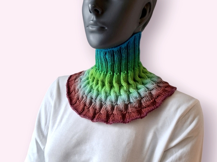 Strickanleitung Schalkragen, Kragenschal, Neckwarmer, Loop, Cowl, #332