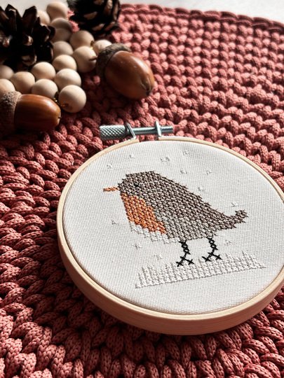 Stickdatei: Weihnachtsmotive für Miniaturstickrahmen