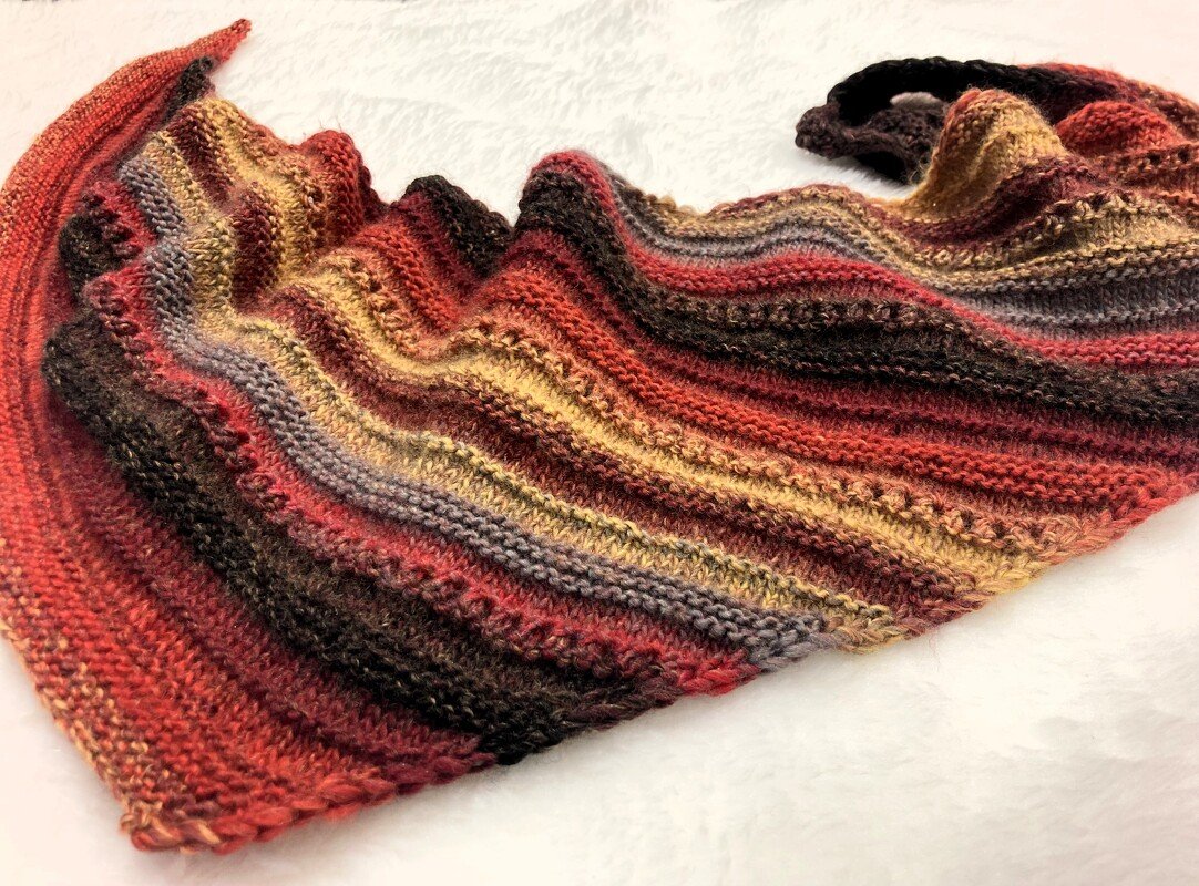 Dreiecktuch "Herbstpoesie"