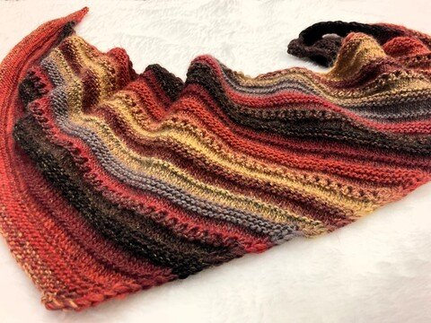 Dreiecktuch "Herbstpoesie"