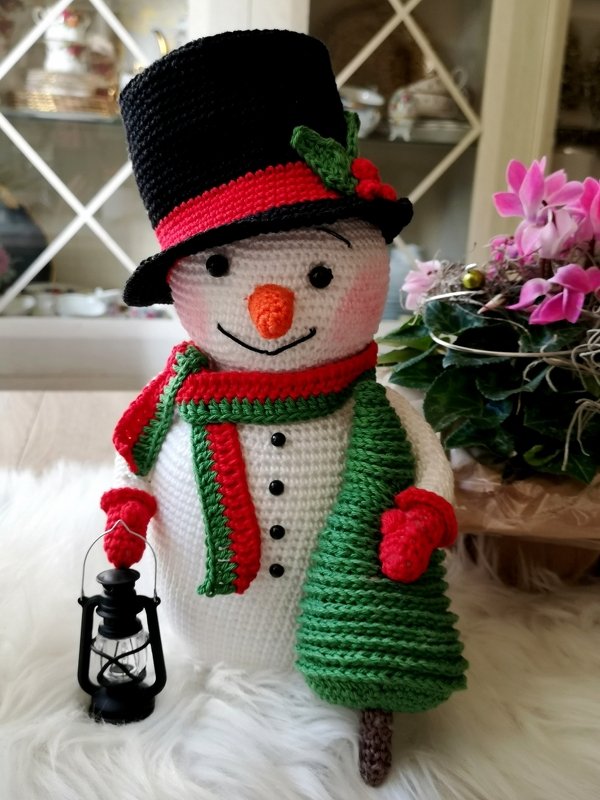 Häkelanleitung Schneemann Emil - Bild 2