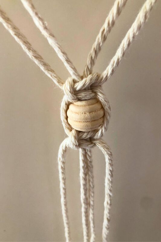 PDF Anleitung: Makramee Fotoaufhängung knüpfen | Makramee