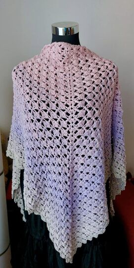 Häkelanleitung - Tuch "Yellena"