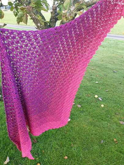 Häkelanleitung - Tuch "Yellena"