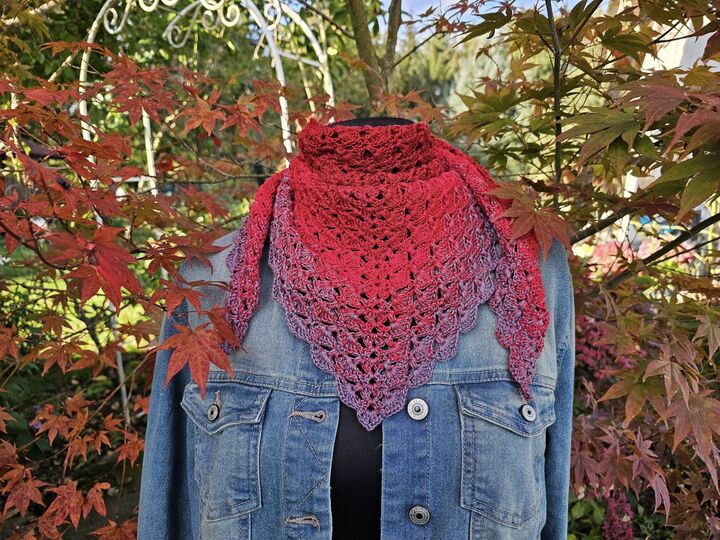 Häkelanleitung - Tuch "Yellena"