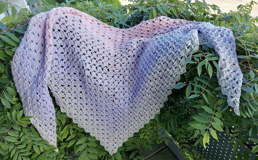 Häkelanleitung - Tuch "Yellena"