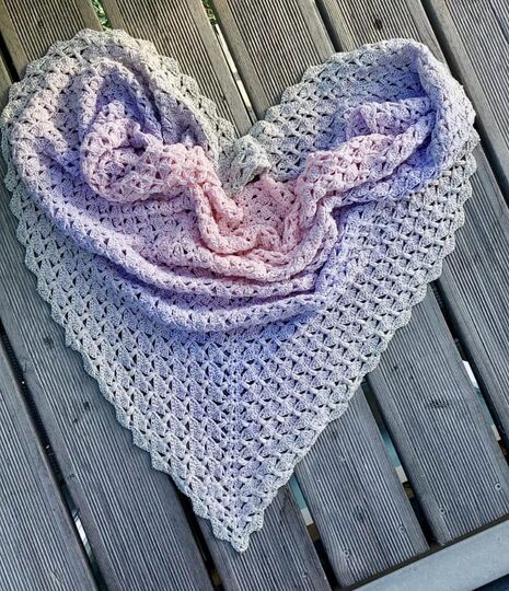 Häkelanleitung - Tuch "Yellena"