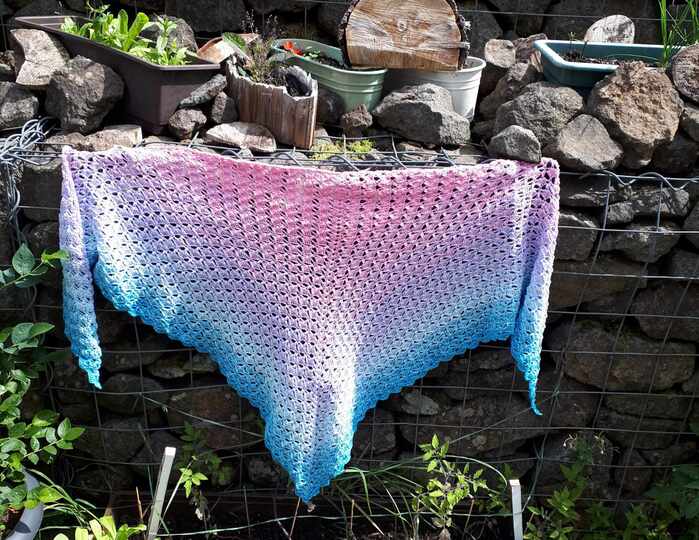 Häkelanleitung - Tuch "Yellena"