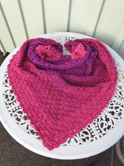 Häkelanleitung - Tuch "Yellena"