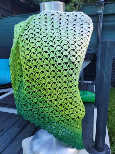 Häkelanleitung - Tuch "Yellena"