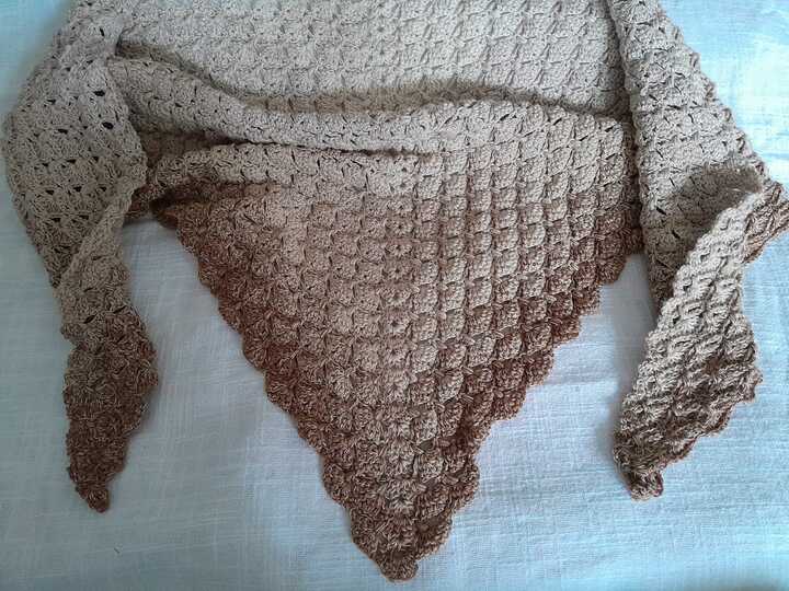 Häkelanleitung - Tuch "Yellena"