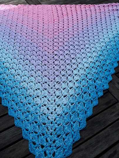 Häkelanleitung - Tuch "Yellena"