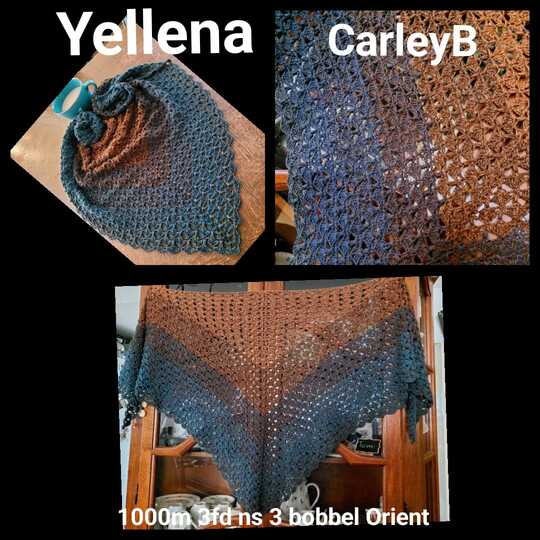 Häkelanleitung - Tuch "Yellena"