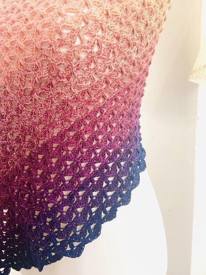 Häkelanleitung - Tuch "Yellena"