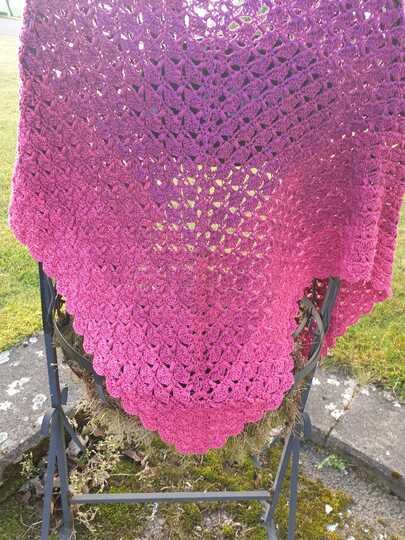 Häkelanleitung - Tuch "Yellena"