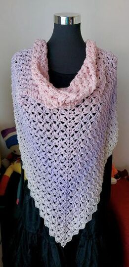 Häkelanleitung - Tuch "Yellena"